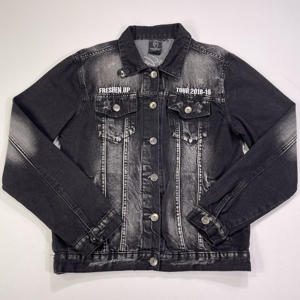 Paul McCartney Jacket Men Medium Blk Denim Freshen Up Tour 2018 Concert Beatles